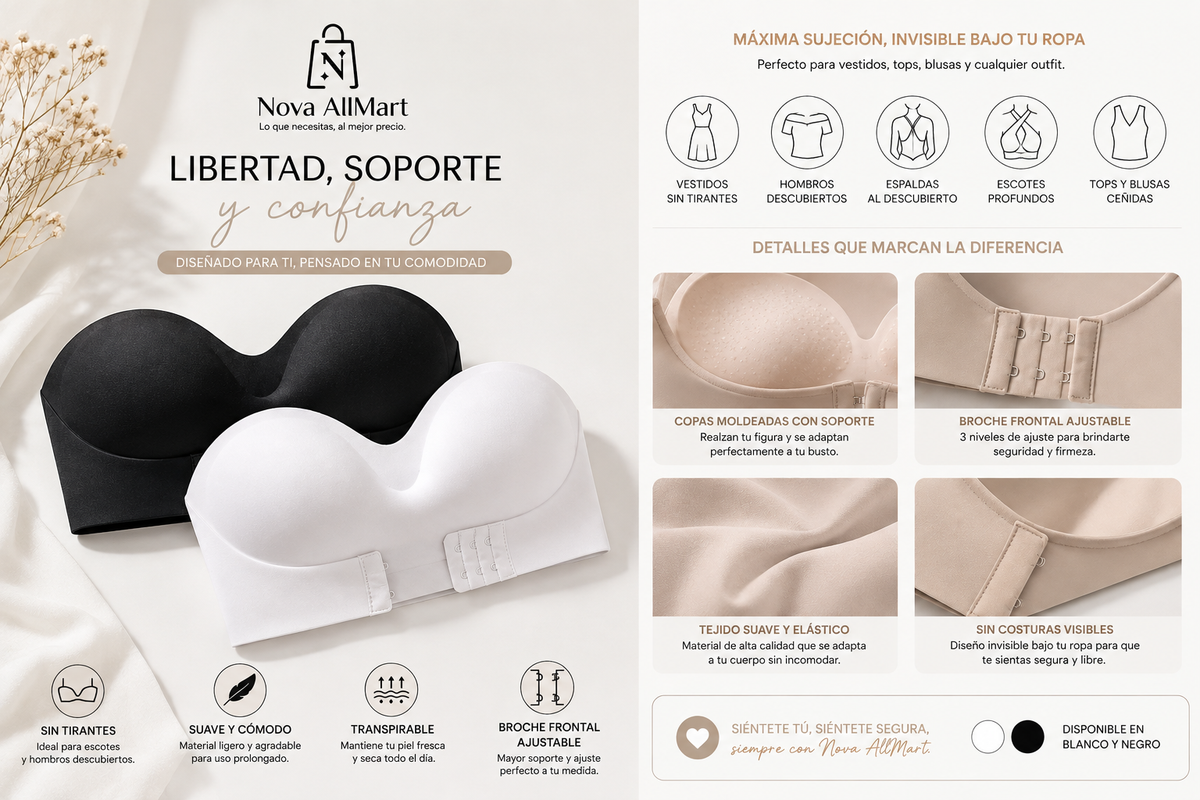 Brasier sin tirantes